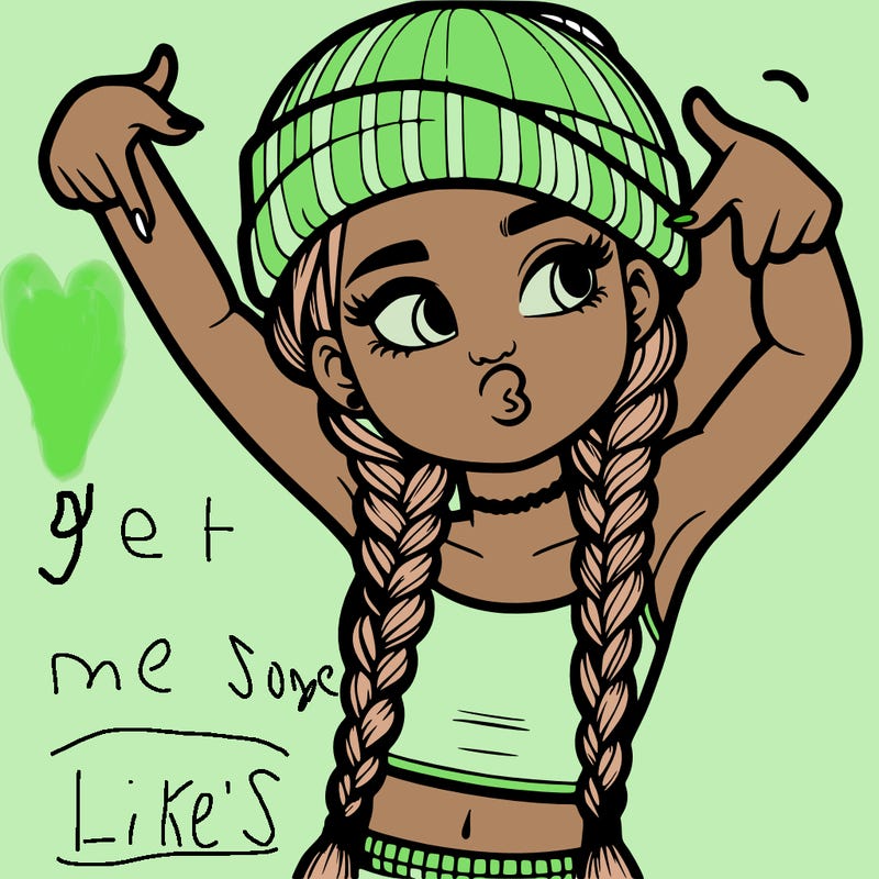 realistic teenage girl with braids and a beanie and crop top doing 🫶🏼