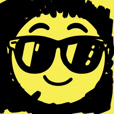 emoji with sunglasses