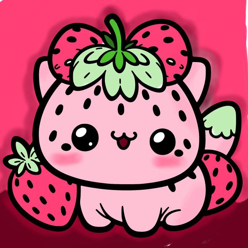 strawberry cat