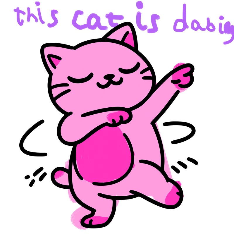 cat dancing