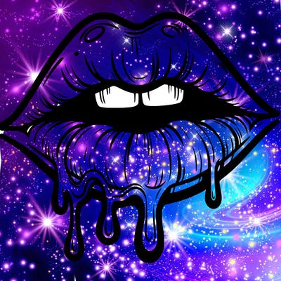 lips that look realistic and drip