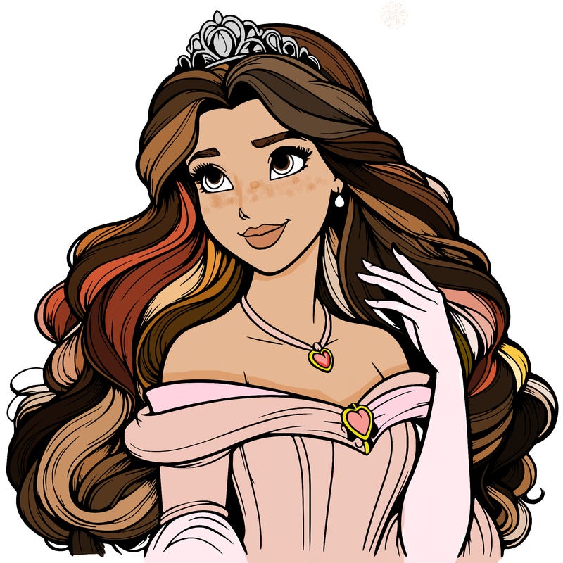 realistic disney princess