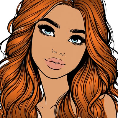 beautiful realistic girl