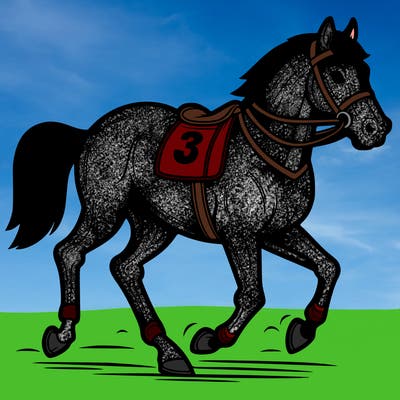 a race horse