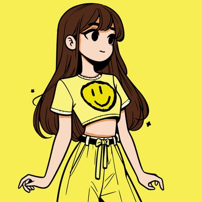 girl in a cute crop top