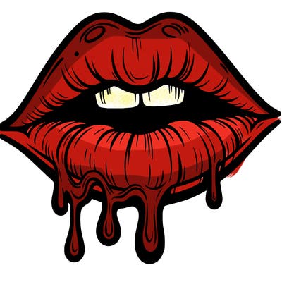 lips that look realistic and drip