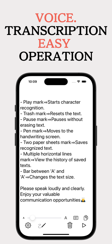 Deaf Communication Board App | Easy Speech-to-Text Translator