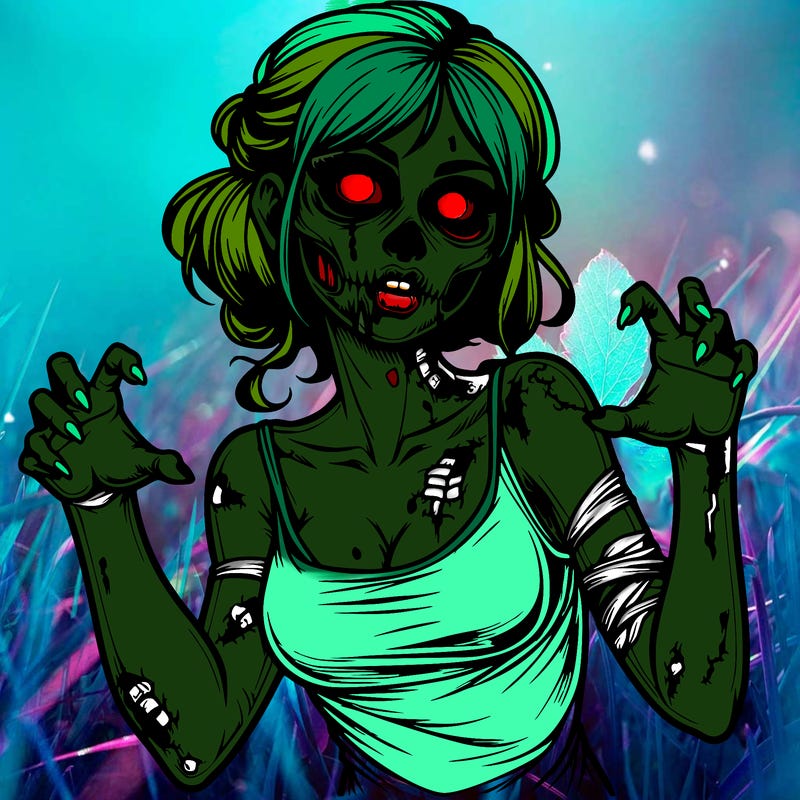 realistic zombie girl