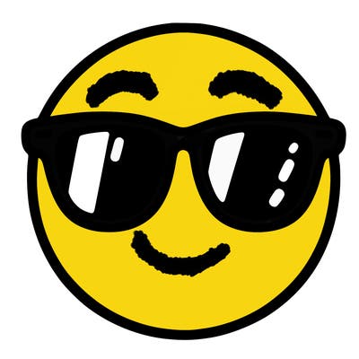 emoji with sunglasses