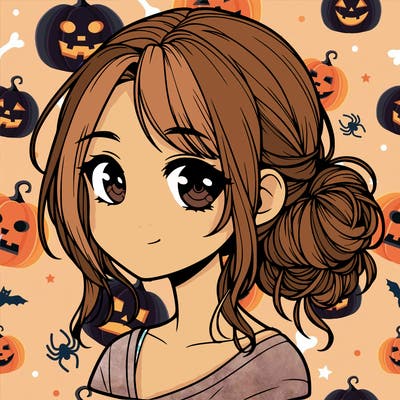 realistic girl with cute hair