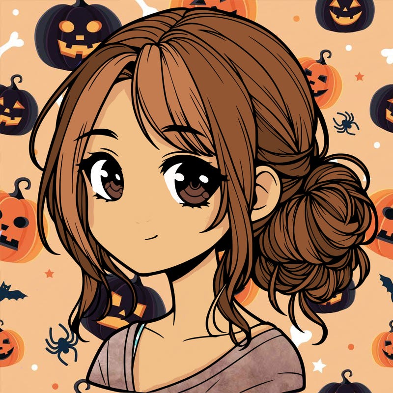 realistic girl with cute hair