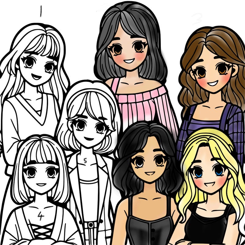 group of girls