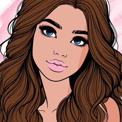 beautiful realistic girl