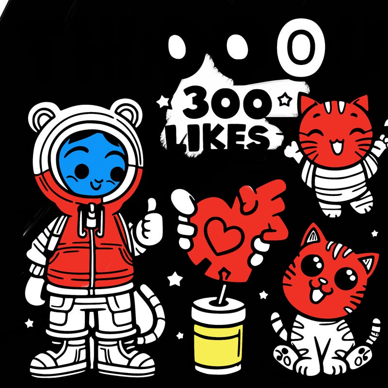 thank you for 300 likes