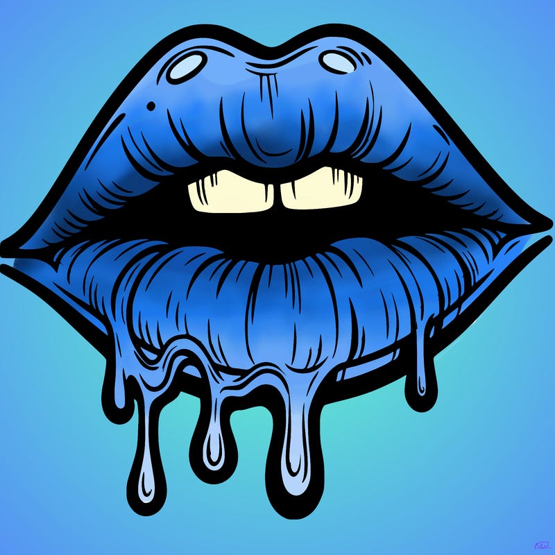 lips that look realistic and drip