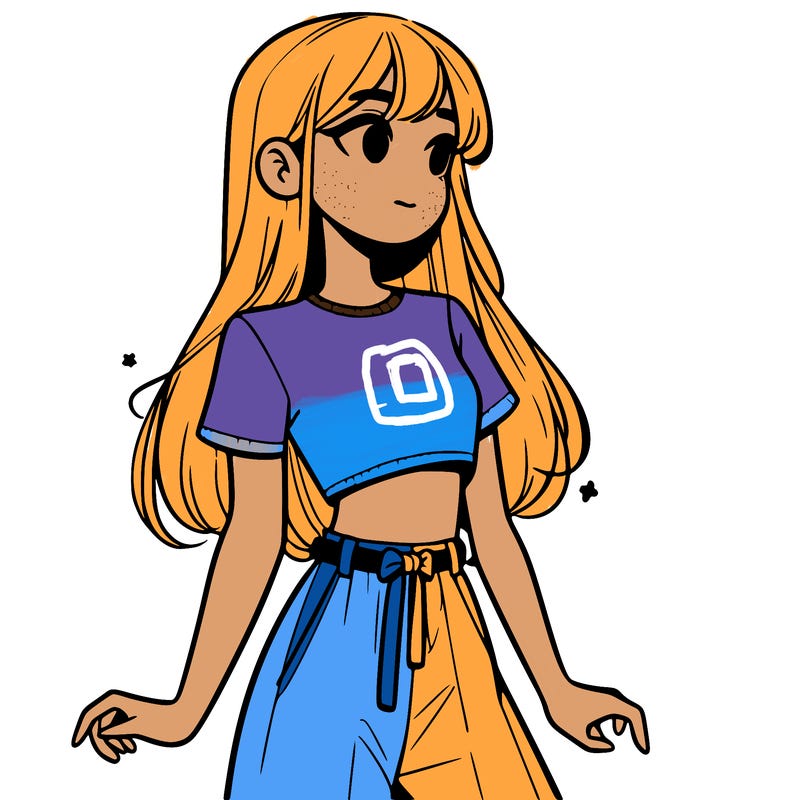 girl in a cute crop top