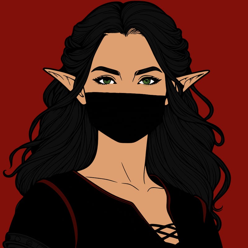 realistic elven woman