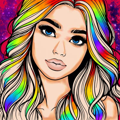 beautiful realistic girl