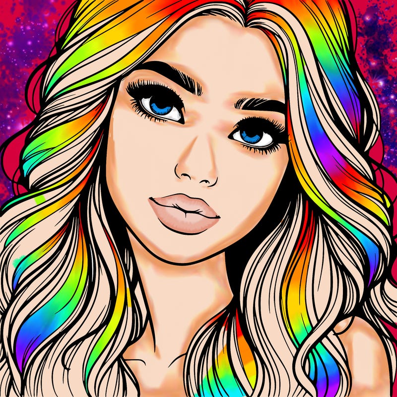 beautiful realistic girl