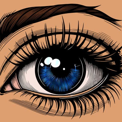 realistic eye