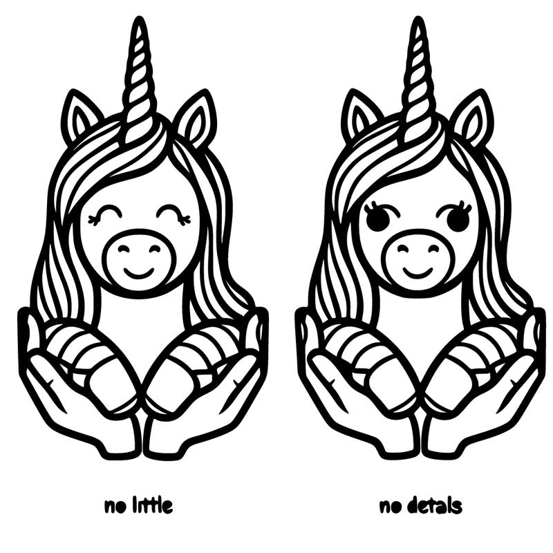 unicorn has human hands