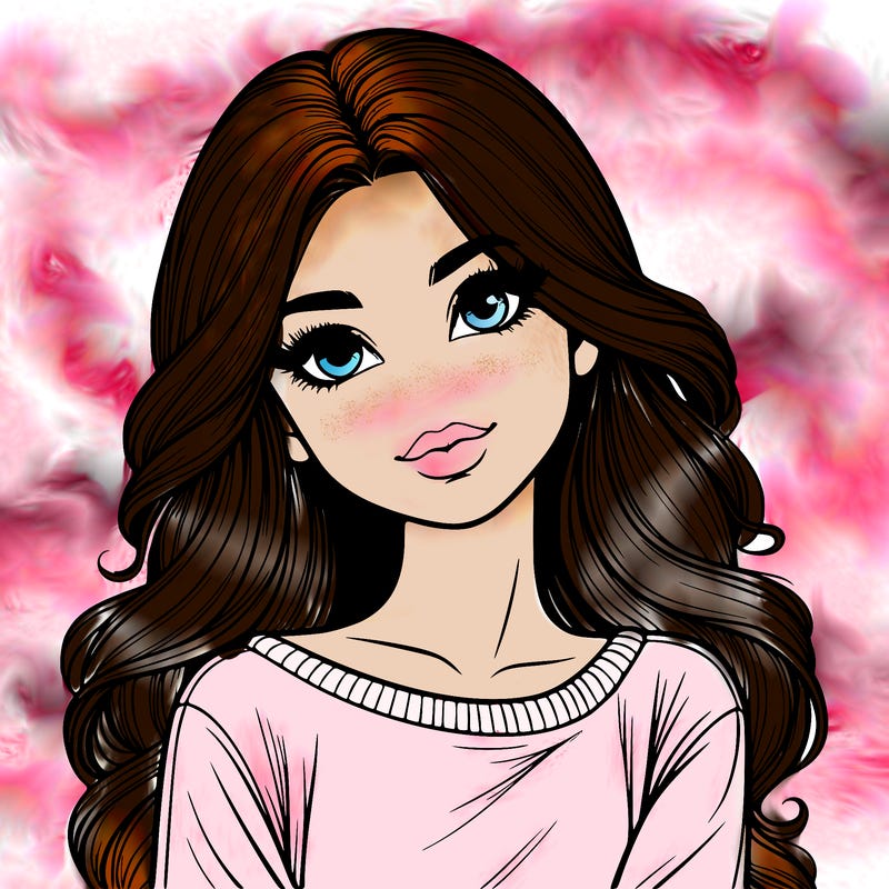 realistic beautiful girl