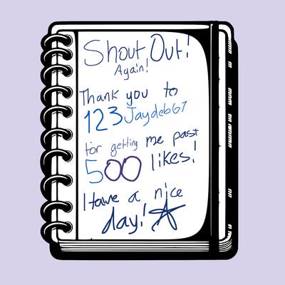 blank, realistic notebook