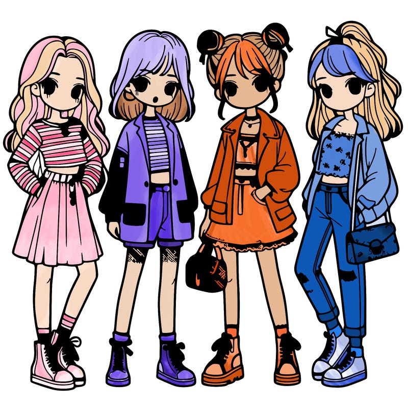 girls with fashion
