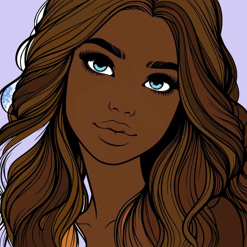 beautiful realistic girl