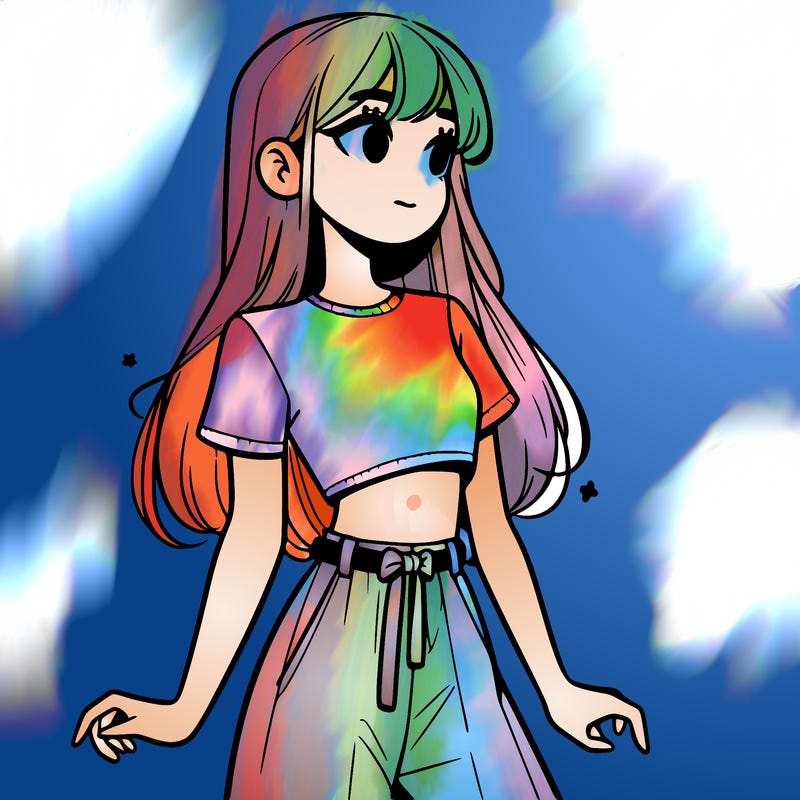 girl in a cute crop top