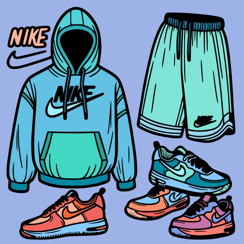 nike, clothes