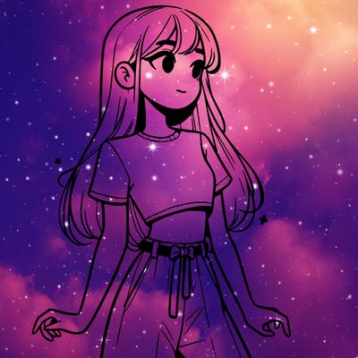 girl in a cute crop top