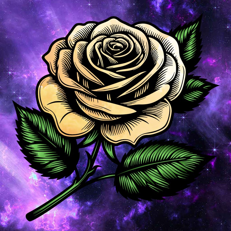 realistic rose