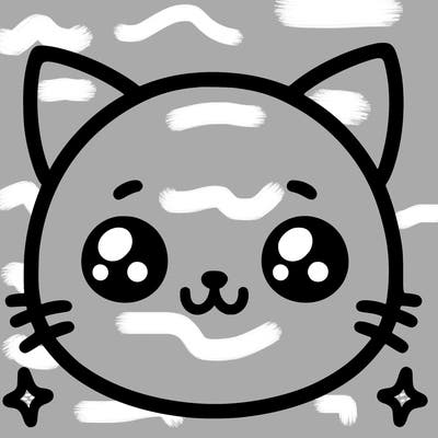 cute cat face%2c no background%2c