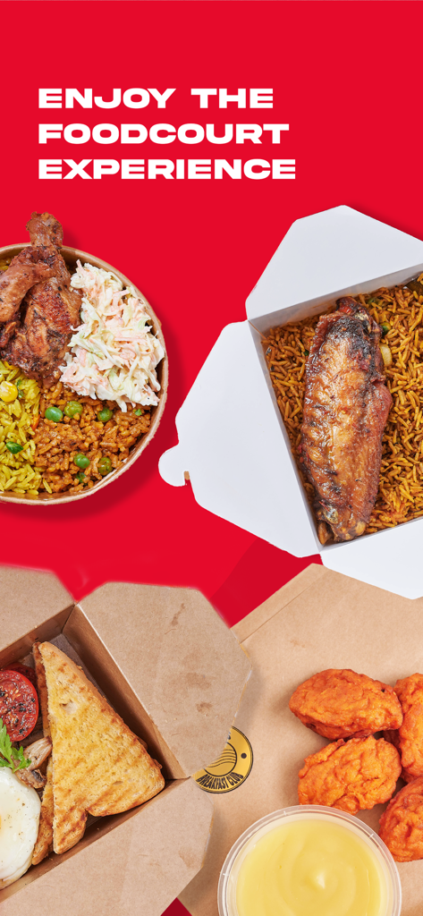 Uma variedade de refeições gourmet de diferentes marcas entregues em uma única cesta pela FoodCourt