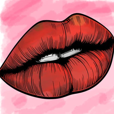 realistic lips