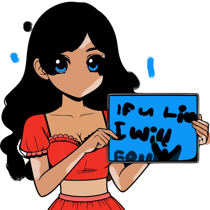 realistic pretty girl holding blank sign