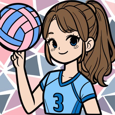 volleyball girl
