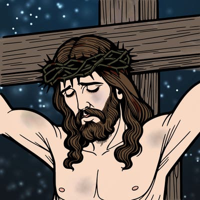 jesus on the cross