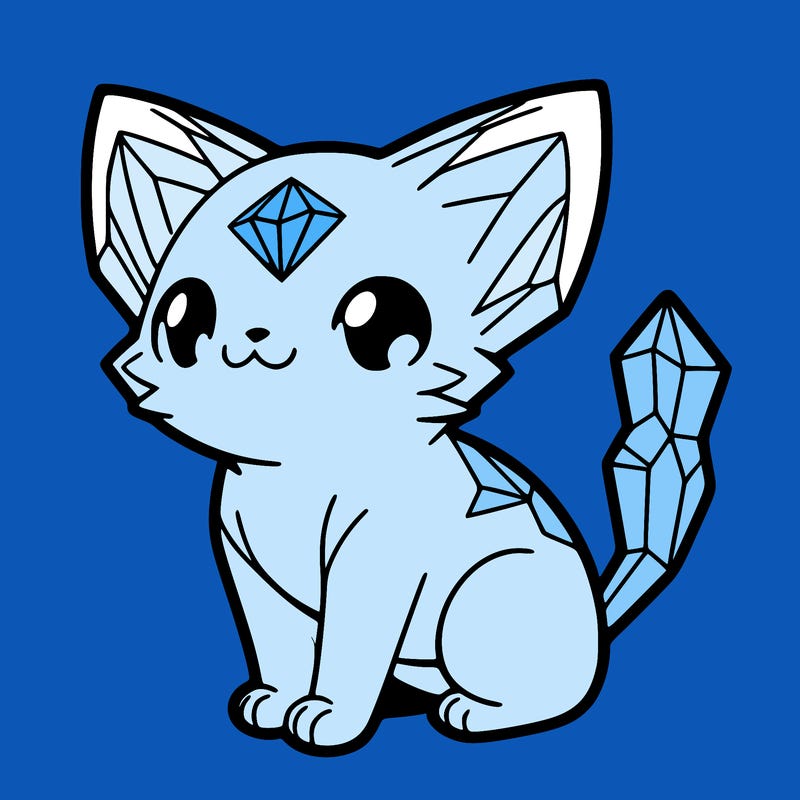 crystal kitten