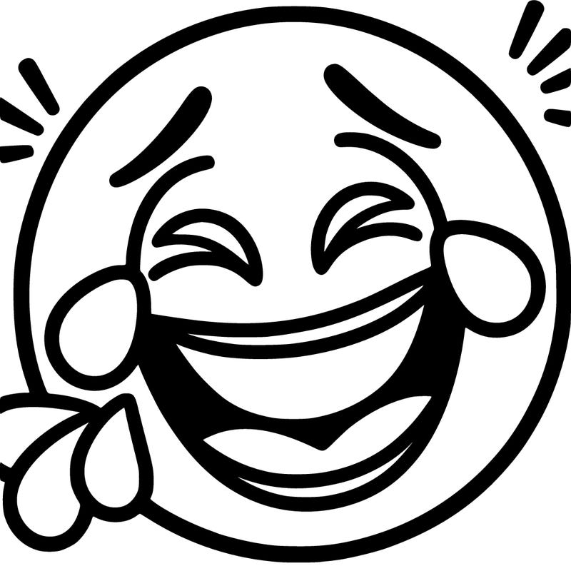 laughing emoji