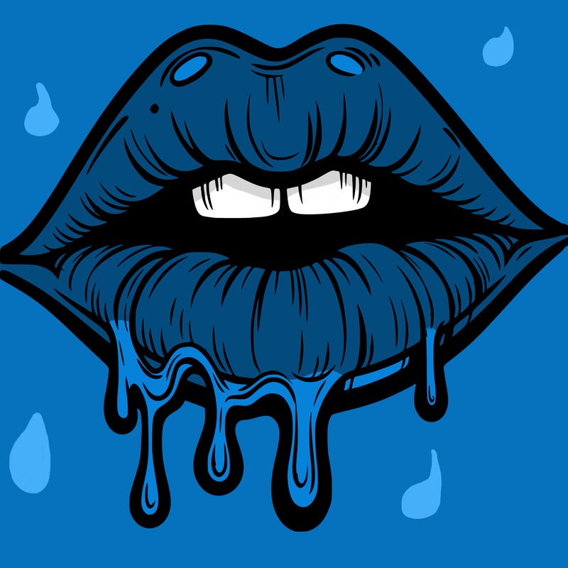 lips that look realistic and drip