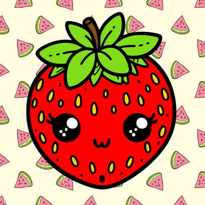 cute strawberry