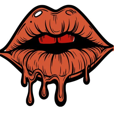 lips that look realistic and drip
