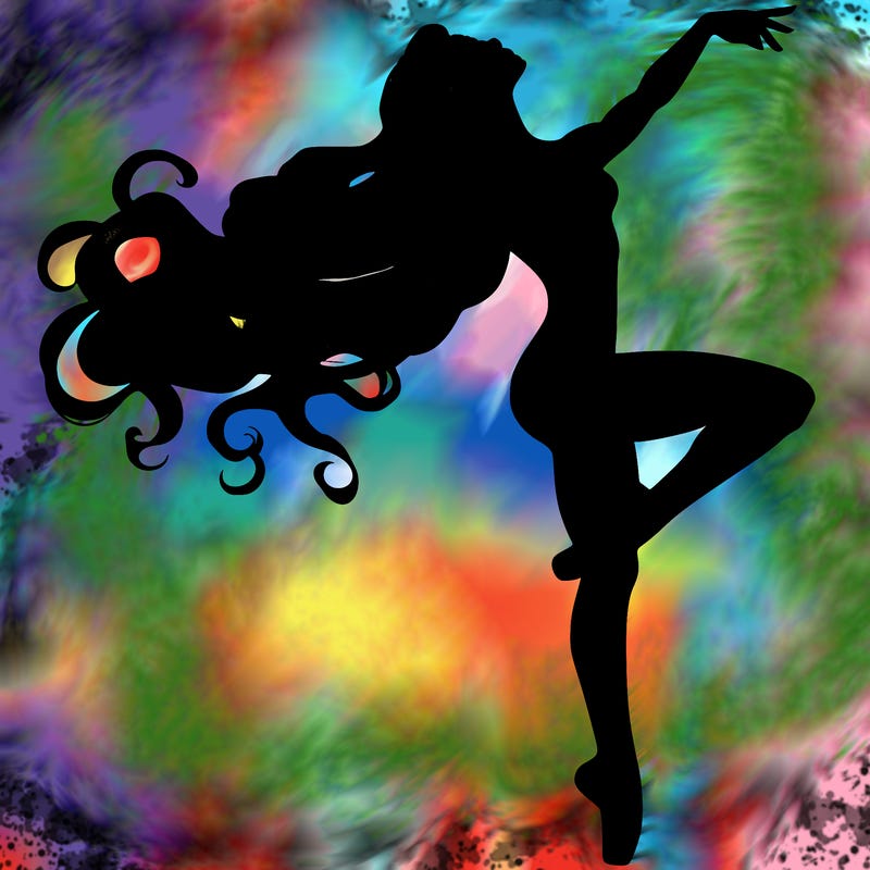 realistic woman dancer