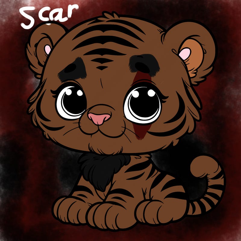 cute cub tiger
