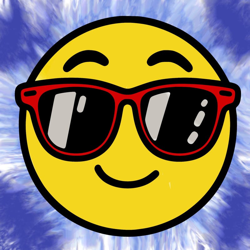 emoji with sunglasses