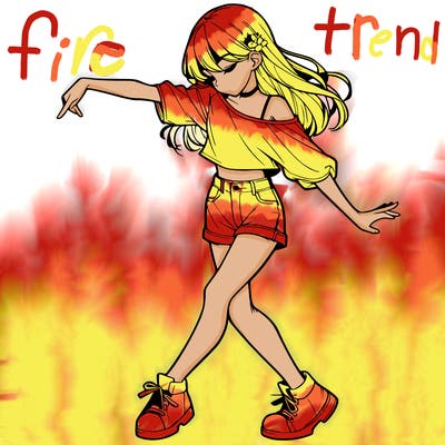 realistic girl danceing