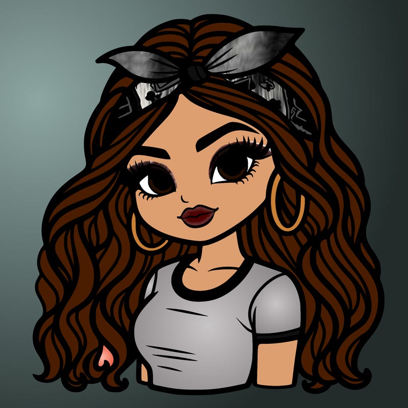 chicana girl with long hair and chicano style