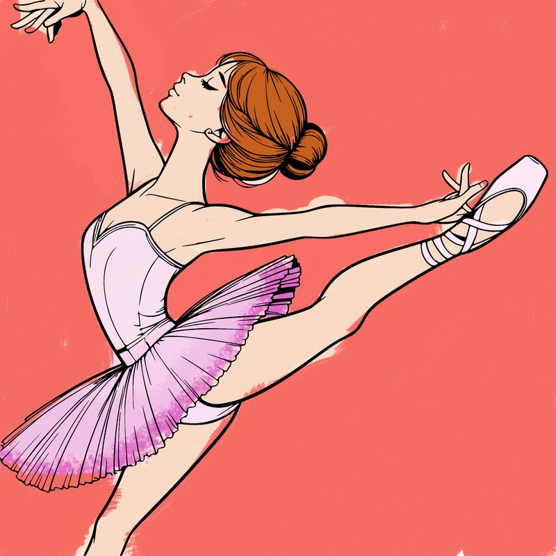 realistic ballerina